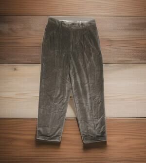 Le Collezioni Structure Men's Brown Corduroy Trousers Size 34S